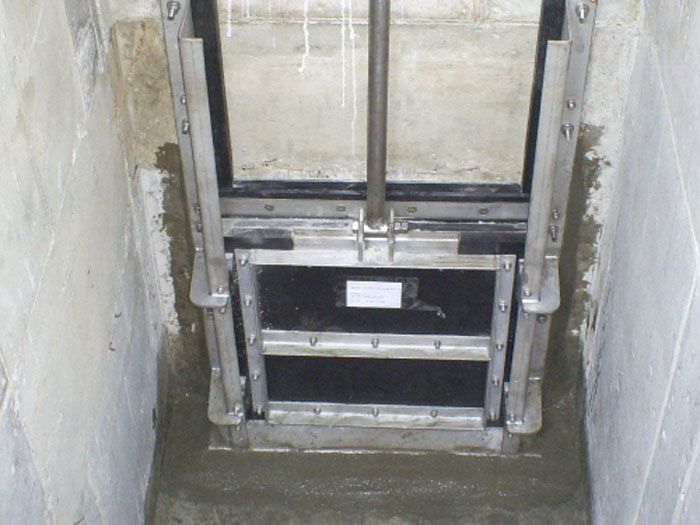 HDPE 수문 설치